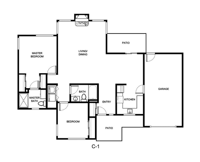 PDSP_IL_Black Cherry_Cottage_2 B 2BA_1,244 s. ft.