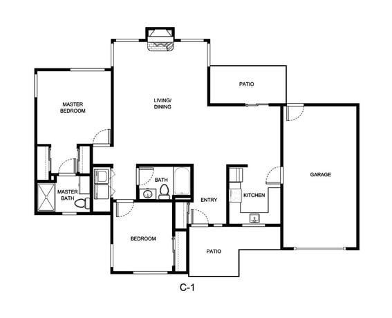 PDSP_IL_Black Cherry_Cottage_2 B 2BA_1,244 s. ft.