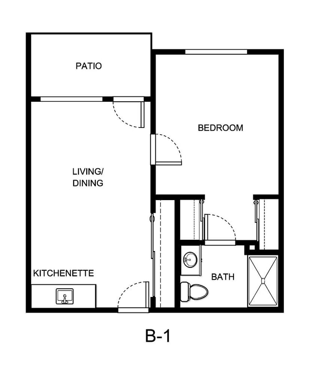PDSP_IL_Cedar Elm 1B 1BA_542 sq. ft.